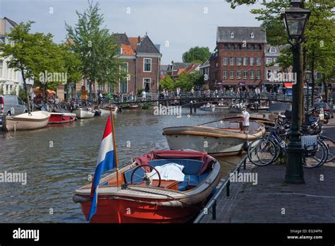 Leiden Dutch Province Of South Holland The Netherlands Confluence Of