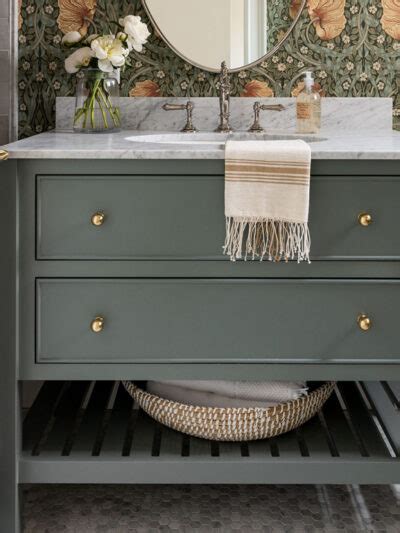 Blue Painted Bath Vanities Centsational Style