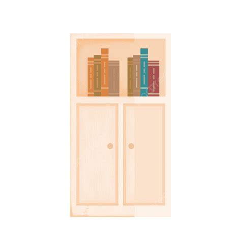 Hand Drawn Elements Hd Transparent Hand Drawn Cartoon Bookcase Png