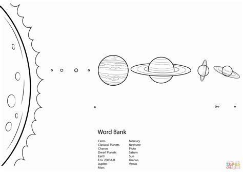 √ Dwarf Planets Coloring Pages