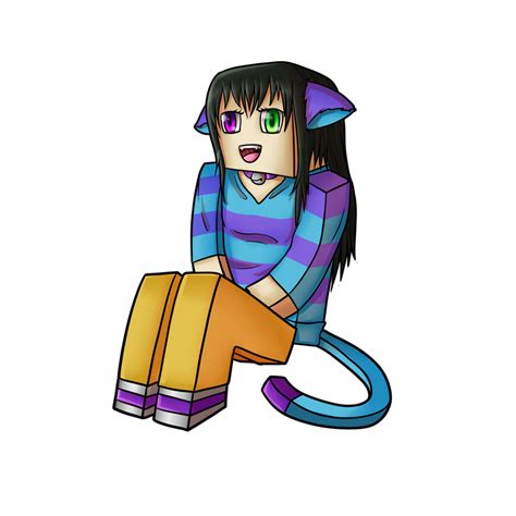 Minecraft Avatar - Katz Drawing by GoldSolace on DeviantArt