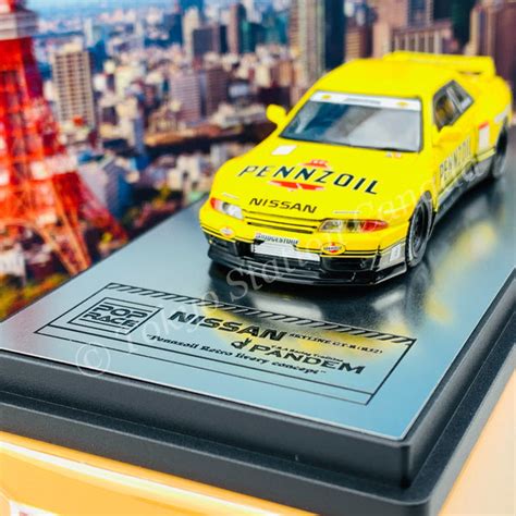 Pop Race X Inno64 1 64 Nissan Skyline Gt R R32 Pandem Pennzoil Retro Tokyo Station