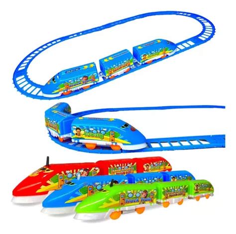 Trenzinho De Brinquedo Locomotiva Azul Mercadolivre