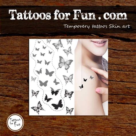 Butterfly Temporary Body Tattoos - Tattoos For Fun