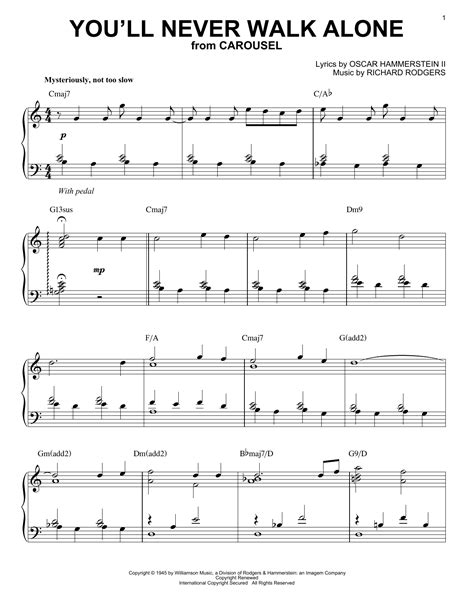 You'll Never Walk Alone | Sheet Music Direct