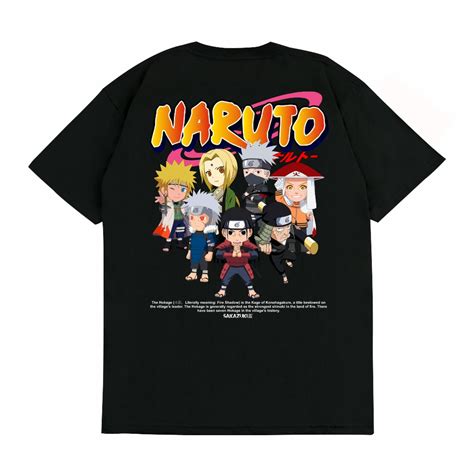 Jual Sakazuki Kaos Baju Hokage Nanadaime Naruto Uzumaki Yondaime Minato