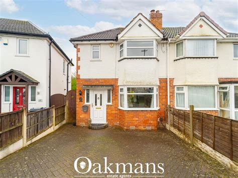 3 Bed Semi Detached House For Sale In Woodvale Road Hall Green