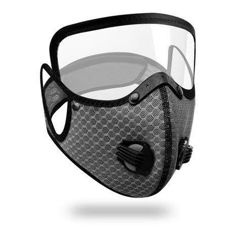 Dust Face Mask with Active Carbon Filters and Air Valves Dust Covers