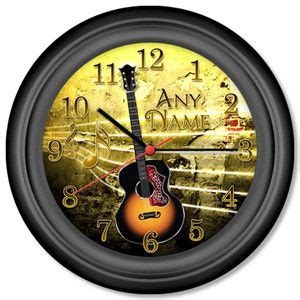 16 best Musical clocks images on Pinterest | Wall clocks, Guitars and Music clock