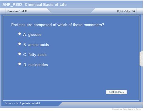 Anatomy and Physiology - The Chemical Basis of Life