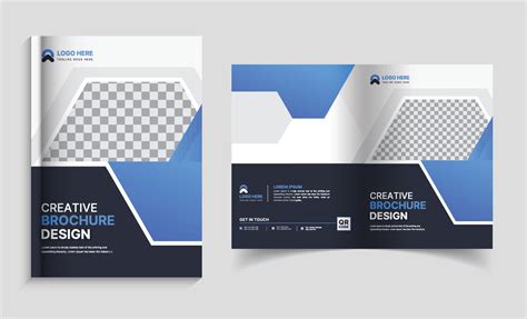 Creative Brochure Cover Design With Modern Shape Template 23683363