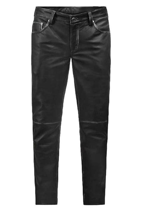The Ultimate Mens Leather Black Jeans For The Discerning Guy
