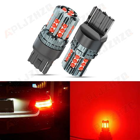 Led Red Strobe Flash Brake Stop Tail Parking Light Bulbs