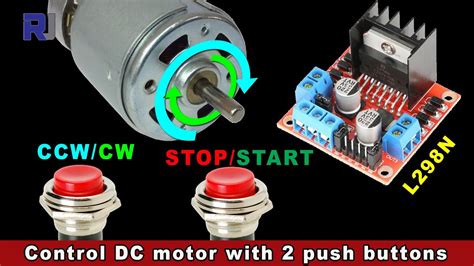 Arduino L N Dc Motor Driver Interfacing With Code