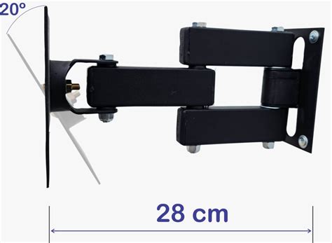 Suporte TV Tri Articulado Lidimar 10 a 55 polegadas Referencia 1030 É