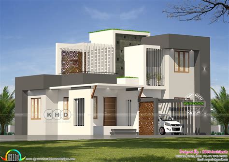 ₹24 Lakhs budget Contemporary design house - Kerala Home Design and Floor Plans - 9K+ Dream Houses