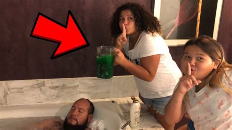 Slime Prank On Our Dad On Vacation Youtube