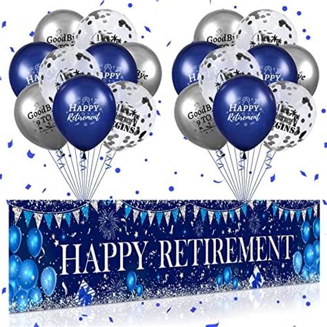 Amazon Blue Retirement Party Decorations For Men Women Navy Blue