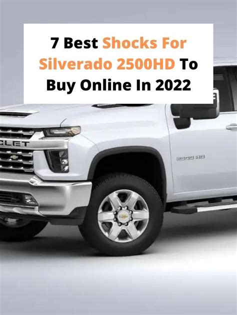 Best Shocks For Silverado Hd To Buy Online In Locar Deals