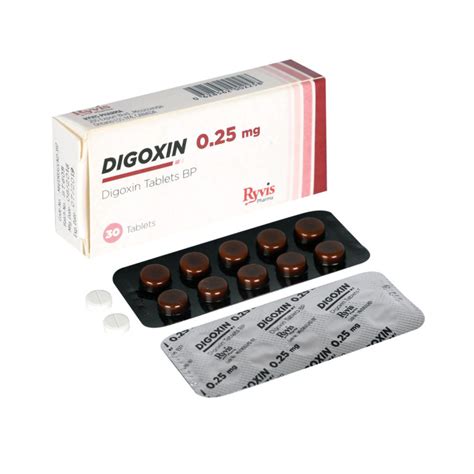 Digoxin Tablets 0 25 Mg Ryvis Pharma