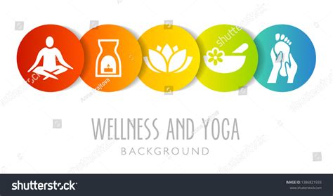 Yoga Wellness Background Can Be Used Stock Vector (Royalty Free ...