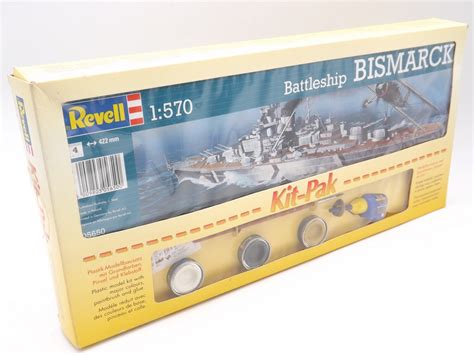 Revell Battleship Bismarck Kit Bausatz Schiff Modell In Ovp