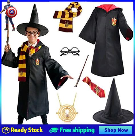 Harry Potter Gryffindor Slytherin Ravenclaw Hufflepuff Cosplay Costume