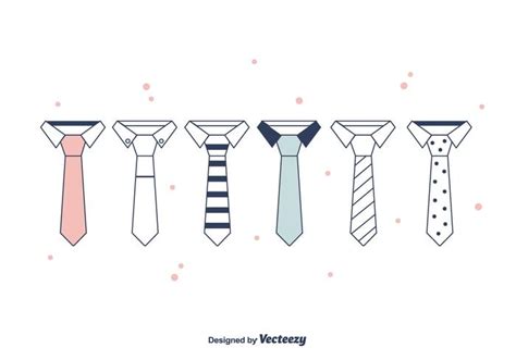 Cravat Set Vector 123409 Vector Art At Vecteezy