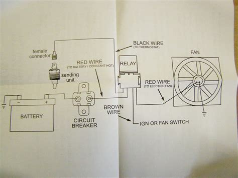 Electric Radiator Fan Connection