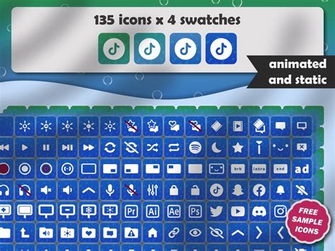 Animated Underwater Stream Deck Icons Streamer Twitch Etsy