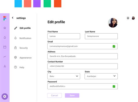 Edit Profile Website Community