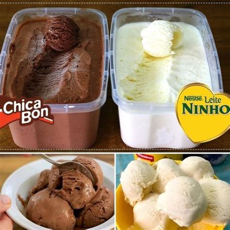 Como Fazer Um Sorvete Caseiro De Chicabom E Leite Ninho Receitei Top