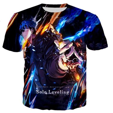 Solo Leveling Sung Jin Woo T Shirt Official Merch Solo Leveling