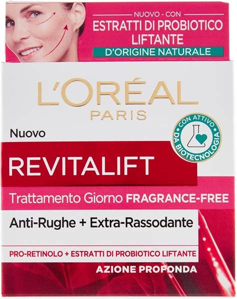 L Or Al Paris Crema Viso Giorno Fragrance Free Revitalift Formula