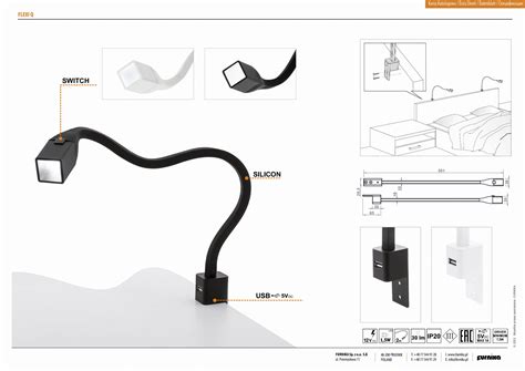 Lampa Led Do Czytania Z Wysi Gnikiem Flexi Q Usb V Sklep Furnika