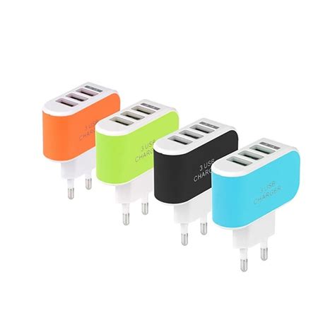 Универсальный с несколькими usb-портами Зарядное устройство 3 Порты для ...