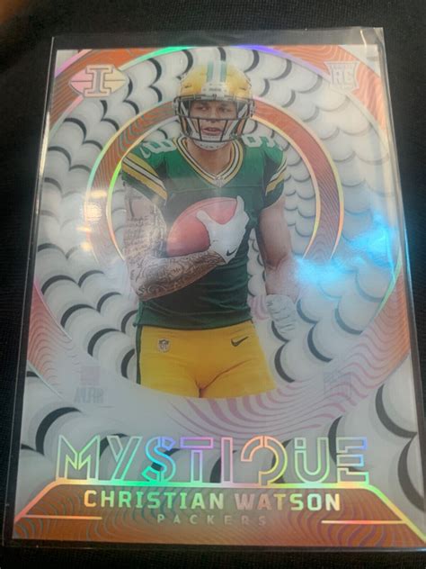 Mavin 2022 Illusions Christian Watson Green Bay Packers Mystique RC Pink