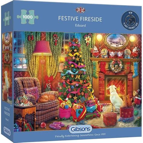 Gibsons Festive Fireside 1000 Piece Puzzle Jigsaw Puzzles From Crafty Arts Uk