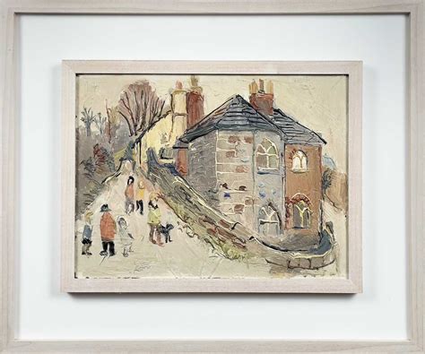 Lot 45 Fred Yates 1922 2008 Corner Cottage Oil On