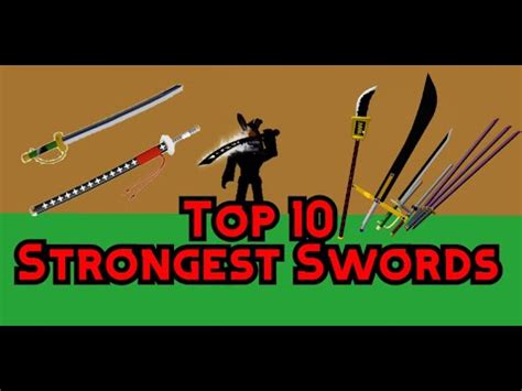 Blox Fruits Top 10 Strongest Swords For PVP UPDATE 11 Roblox