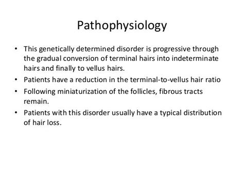 Androgenetic alopecia