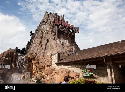 February 4 2018 Orlando Florida The Rainforest Cafe At Disney