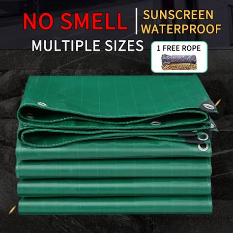 Trapal Waterproof Makapal Size 6FTx 6FT No Smell Tarpaulin Trapal Tolda