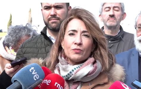 Ministra Raquel Sánchez Los problemas del tren en Extremadura no son