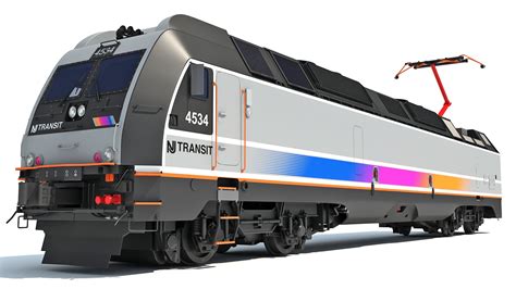 Nj Transit Locomotive Train 3d Models 3d Horse