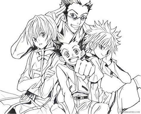 Anime Killua Coloring Pages Printable Sheets Coloriage Hunter X Hunter Hunter 2021 A 1401