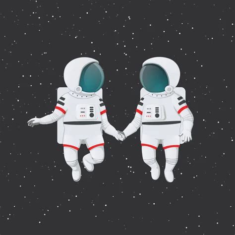 36 Ilustraciones De Stock De Astronautas Pareja Depositphotos