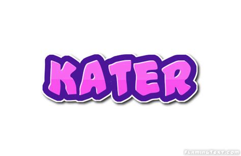 Kater Logo Free Name Design Tool From Flaming Text