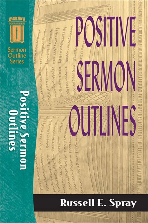 Positive Sermon Outlines Sermon Outline Series