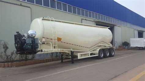 50 Ton Dry Bulk Cement Powder Truck Trailer 48 Tons Bulk Cement